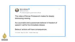 Belarus: Airlines avoid airspace; fears over ‘forced’ confession News Clip