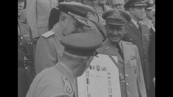 Retiring Admiral Fechteler succeeded by Admiral Briscoe as NATO Commander-in-Chief News Clip