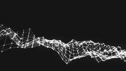 4K Abstract Network. Stock Footage