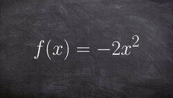 Determine the axis of symmetry, vertex and graph of a parabola Instructional Video