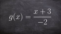 Learn how to find the inverse of a rational function Instructional Video