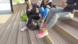 Jogging and friendship Stock Footage