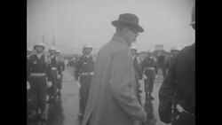 Arthur Dean is presented with the key to the city as he and Ellis Briggs arrive in Seoul for peace negotiations News Clip