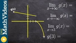Evaluate the limit to infinity from a graph with jump discontinuity Instructional Video