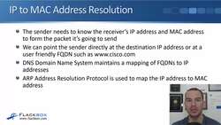 Cisco CCNA 200-301: The Complete Guide to Getting Certified - ARP Address Resolution Protocol Instructional Video