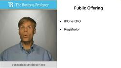 Public Offering - Exiting a Business Instructional Video