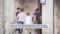 Wake today for 13-year-old killed in tragic Harrison accident News Clip