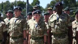 CLEAN : In Kenya the British Army pay their respects to Queen Elizabeth II News Clip
