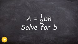 Solving literal equations made easy Instructional Video