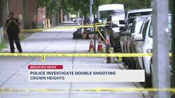 2 men shot outside Kingsborough Houses in Crown Heights News Clip
