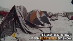 North Dakota Protesters Remain Despite Harsh Winter News Clip