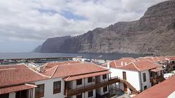 Los Gigantes - Tenerife, day Time lapse video Stock Footage