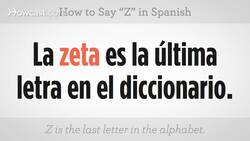 How to Say "Z" in Spanish Instructional Video