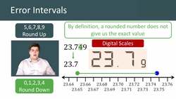 Understanding Error Intervals: Finding the Range of Exact Values Instructional Video