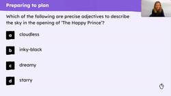 Planning the opening of 'The Happy Prince' Instructional Video