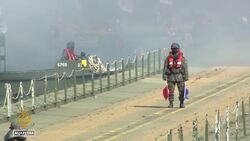 S Korean, US troops stage river-crossing drills as tensions grows News Clip