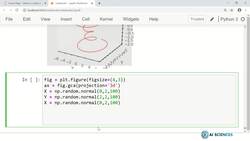 Data Science and Machine Learning (Theory and Projects) A to Z - Matplotlib for Data Visualization: Matplotlib 3D Scatter Plots Instructional Video