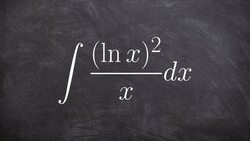 U-substitution with natural logarithms Instructional Video