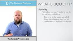 Understanding Liquidity, Cash, and Cash Equivalents in Accounting Instructional Video