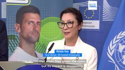 Reckless driving has 'immense' human and economic toll, Michelle Yeoh warns in Brussels visit News Clip