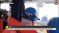 Philippines, China trade blames for vessels colliding in South China Sea as tensions soar News Clip