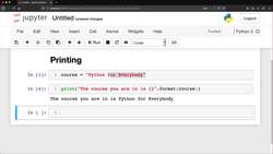 Python for Everybody: The Ultimate Python 3 Bootcamp - Print Formatting Instructional Video