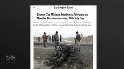 Trump pressed on reports of Russian bounties on U.S. troops in 2019 News Clip