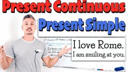 Lesson on PRESENT SIMPLE tense or PRESENT CONTINUOUS tense (Find out their differences) Instructional Video