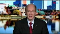 Sen. Coons Says Trump Will Keep Giving Tax Breaks to Wealthy News Clip
