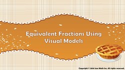Equivalent Fractions Using Visual Models Instructional Video