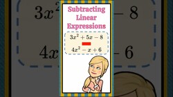 Subtracting Linear Expressions | HS.A-APR.1-1 Instructional Video