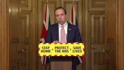 Matt Hancock Vaccine Update Press Briefing News Clip