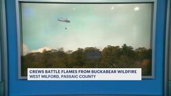 Wildfire consumes 160 acres of land in West Milford News Clip