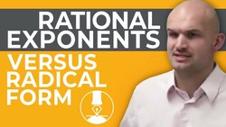 How do we convert between rational exponents and radical form Instructional Video