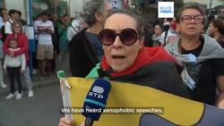Anti-immigration and anti-fascism: Two opposing protests bring hundreds to the streets of Porto News Clip