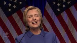 Hillary Clinton emerges from post-election withdrawal News Clip
