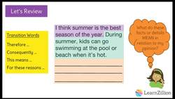 Developing Strong Reasons to Support Your Opinion Instructional Video