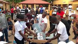 CLEAN : Gambia election: Polls close and marble counting begins News Clip