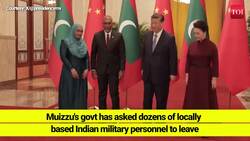 Maldives Pivots to China: President Muizzu Strengthens Ties Amid Diplomatic Row with India News Clip