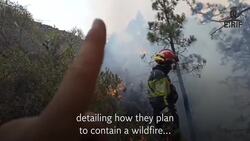 La Palma fire services describe how they plan to tackle wildfires Instructional Video
