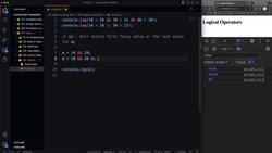 Modern JavaScript from the Beginning - Second Edition - Logical Operators Instructional Video