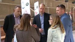The Duke and Duchess of Cambridge at the Cutty Sark News Clip