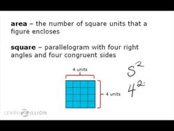 Applying Formulas for Area and Surface Area in Real World Problems Instructional Video