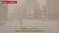 Mount Fuji violently erupts in AI-generated simulation video Instructional Video