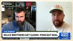 Kelce brothers land massive 'New Heights' podcast deal with Amazon's Wondery News Clip