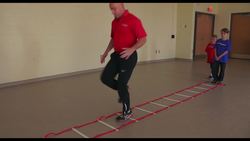 Agility Phys Ed Training With A Ladder (Ep. 42 - Agility Ladder) Instructional Video