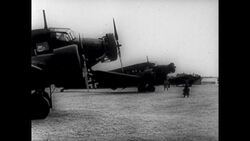 Norwegian Airports Invaded by Nazi Troops Stock Footage