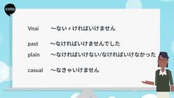 How to say you have to or must in Japanese | ～なければいけません Instructional Video