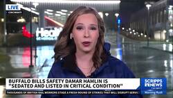 Bills' Damar Hamlin In Critical Condition After Collapse On Field News Clip