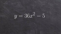 Solve a quadratic by applying the square root method Instructional Video